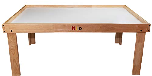 NILO N51N Kid's Table Compatible with Legos, Duplo, Trains, Games, Building, Lincoln Logs Safe Fun for Children Educational Toy Board Durable (No Holes, 49x33x19) ... - Thumbnail 7