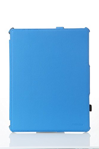 MoKo Slim-Fit Folio Stand Case for Apple New IPad 3 & 4 (latest version with retina display) / IPad 2, Blue