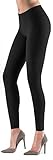 Malvina Lush Moda Soft Cotton Full Length Leggings - Best Selling Colors - Black Medium