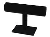 Black Velvet Bracelet T-Bar Jewelry Display Bangle