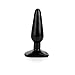 Medium Smooth Black Butt Plug 5'' with Safety Base