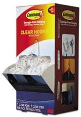 MMM17091CLRCABP - Clear Hooks amp; Strips