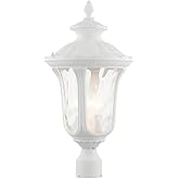 Livex Lighting 7859-03 Oxford 3 Light Outdoor Post Head, White