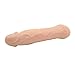 Reusable Silicone Penis Extension Condom Enlarger Sleeves for Ejaculation Delay, Penis Enlargement, Flesh