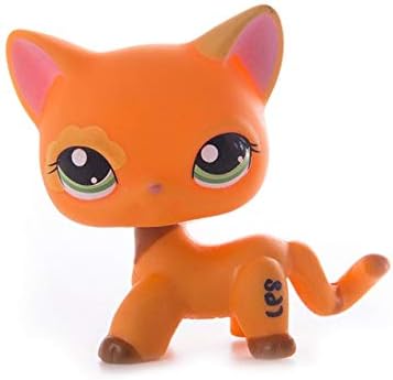 Yvonnezhang LPS Pet Shop Cute Short Hair Cat Toys Great Dane Collie Dogs PVC Action Stand Figure Toys Cosplay Dolls Model Toy Gifts For Kids,32