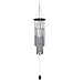 yazi Outdoor Wind Chimes 27 Silver Tubes Home Garden Noisemaker primary