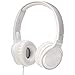 Amazon Basics Lightweight On-Ear Wired Headphones, White