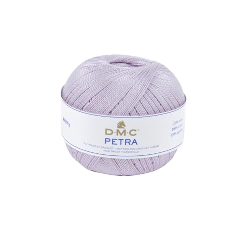 DMC Petra Yarn, 100% Cotton, Lilac (5211), Size 5