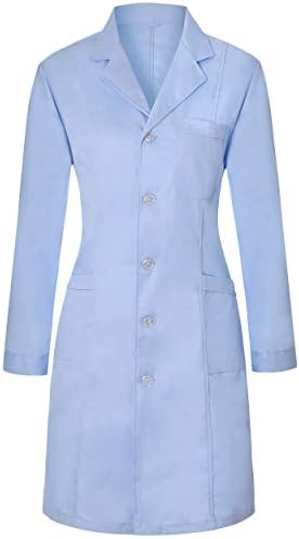 Medical Science lab Coats for Women and Men Physician Chemistry Jackets Long Sleeve
