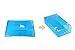ONEDONE Foldable Plastic Shoes Boxes Container for Closet Organizer，Set of 6