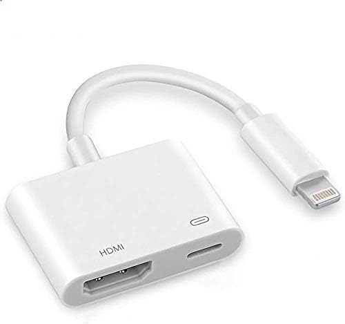 HDMI Adapter Converter, Xiarden 2 in 1 Plug and Play 1080P Digital AV Adapter for Select IP Models on HDTV Monitor Projector(Compatible with All OS)