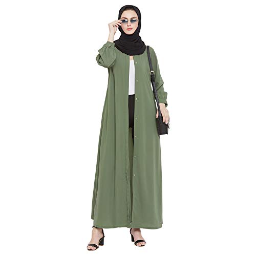 Nabia Rayon Front Open Women's Abaya 