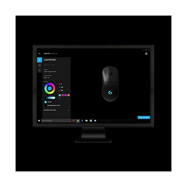 Logitech G PRO Wireless Gaming Mouse, Hero 16K Sensor, 16,000 DPI, RGB, Ultra Lightweight, 4 to 8 Programmable Buttons… - Imagen 7