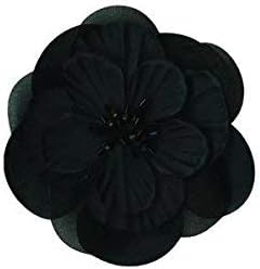 Garden Basics Flowers: Black Organza 3"
