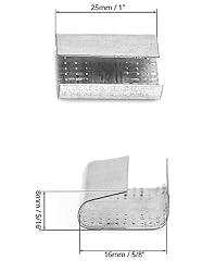 QWORK Open (Snap-On) Seals for 5/8" Band Width