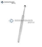 OdontoMed2011® FOX DERMAL CURETTE 5MM DERMATOLOGY INSTRUMENTS STAINLESS STEEL