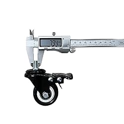 VWINDESK 2 inch M8 15mm Threaded Locking Caster