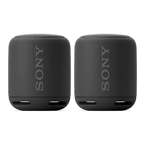 Sony SRSXB10 Portable Wireless Bluetooth Speaker (Black) Stereo Pair