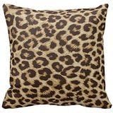 Decorative Cushion Cover Leopard Print Pillow Case 18 x 18 Inches