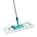 Leifheit Profi Floor Wiper Micro Duo with Steel Handle, 42 cm, Mop, 55048, 42cm, Turquoise