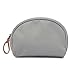 HaloVa Toiletry Bag, Mini Travel Cosmetic Bag, Portable Waterproof Makeup Pouch Tote Organizer Bag for Women Girls, Small, Gray