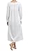 Latuza Women's Long Victorian Nightgown with Sleeves