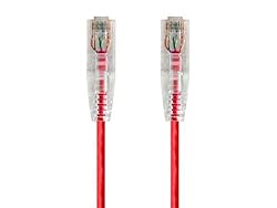 Monoprice Cat6 Ethernet Patch Cable - 1 Feet - Red
