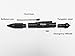 Lkyao professional tactical pen for Self-Defence with 4 ink refills+Emergency whistle,Glass breaker,ballpoint pens Writing Multifunctional Survival Tool-Black color