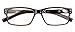 Eyekepper 5 Pack Reading Glasses for Men Spring Hinges Classic Readers Black-Tortoise Frame +1.50