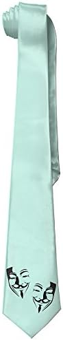 ITHOMS Vendetta Mens New Necktie Elegant Silk Wide Ties