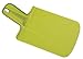 Joseph Joseph Chop2Pot Foldable Plastic Cutting Board 12.5-inch x 6.5-inch Chopping Board Kitchen Prep Mat with Non-Slip Feet 3.5-inch Handle Dishwasher Safe, Mini, Green