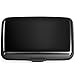 SafeCard RFID Blocking Card Holder Case - Identity Theft Protection, Credit Card Holder and Credit Card Protector - Keep Your Credit Cards Safe - Black