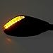 Krator Matte Black Integrated Mirrors w/LED Turn Signals Compatible with Buell Lighting XB9SX XB12S Firebolt XB9R XB12R