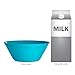 Newport 10-inch Plastic Salad and Snack Bowls | set of 6 in 3 Basic Colors