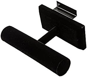 Slatwall Black Velvet T-Bar Display 7.5"
