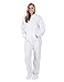 Footed Pajamas - Arctic White Adult Hoodie Fleece