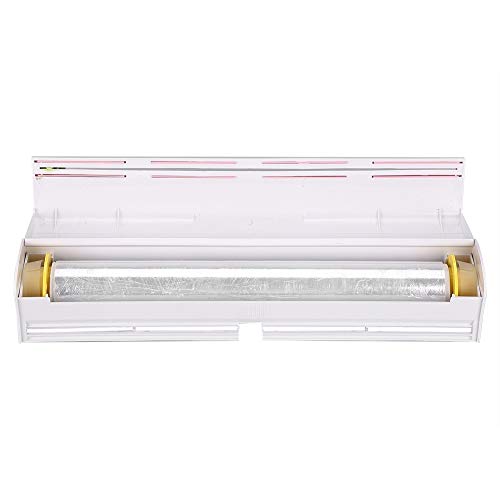 Cling Film Cutter - Plastic Food Wrap Dispenser Wrap Cutter Foil And Cling Film Cutte Storage For Kitchen - Thumbnail 6