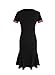 REMASIKO Womens Vintage 1950s Elegant Polka Dot Bow-Knot Cocktail Party Dress (XX-Large, Black)
