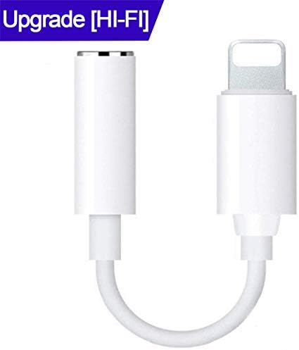 Klopor 2 in 1 Adapter to Charger and Aux Earphones Stereo Jack Dual Headphone Audio & Charge Adapter