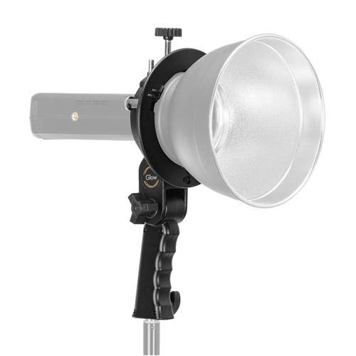 Glow Handheld Grip S-Type Bracket Bowens Mount Holder for Speedlite Flash Softbox