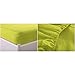 HollyHOME 1500 Soft Hypoallergenic Brushed Microfiber Bed Sheet Set, 3 Pieces Twin Size Sheets, Lime Green