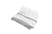 Baby Doll Bedding Modern Hotel Style Nuetral Crib Skirt/Crib Dust Ruffle, Grey