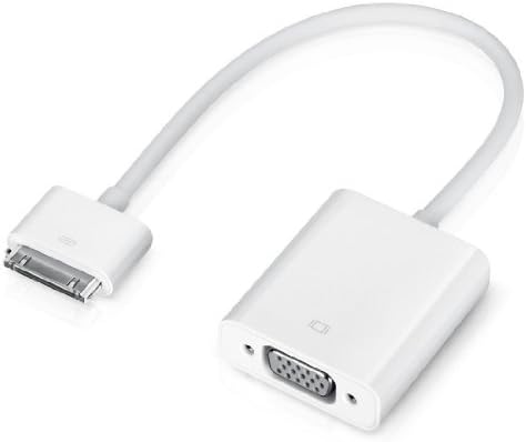 GUMP 1 Dock Connector to VGA Adapter Compatible with iPad/2/3, iPhone 4/4S/iPod Touch 4