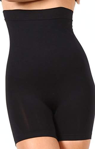Pierre Cardin Women's High-Waisted Tummy Control Shaper Thigh Slimmer Shapewear