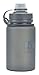 Nathan NS4325 Flexshot Soft Silicone 17 oz Narrow & Wide Mouth Bpa Free Water Bottle, Steel Grey