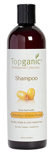 Topganic Shampoo with Obliphica Oil, 13.5 Ounce