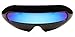 Futuristic Cyclops Mirror Single Lens Oval Sunglasses