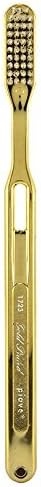 Piave Golden Plated Toothbrush Tynex Bristle Medium, Gold by Piave