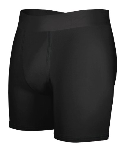 MyPakage Men's Weekend Boxer Brief (Black/Black, X-Large (38-40) )