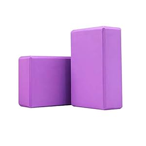 cefera Yoga Block (2 PC) High Density EVA Foam BlockSoft Non-Slip Surface for Yoga, Pilates, Meditation,Fitness